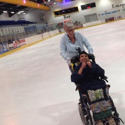 Wheelchair Ice Skating